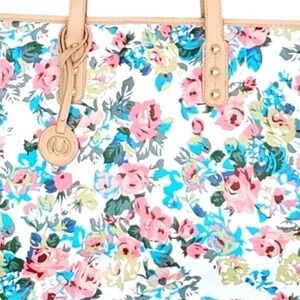 Payless Floral Tote Bag Multicolor Spring Travel Beach Cute Bloomcore